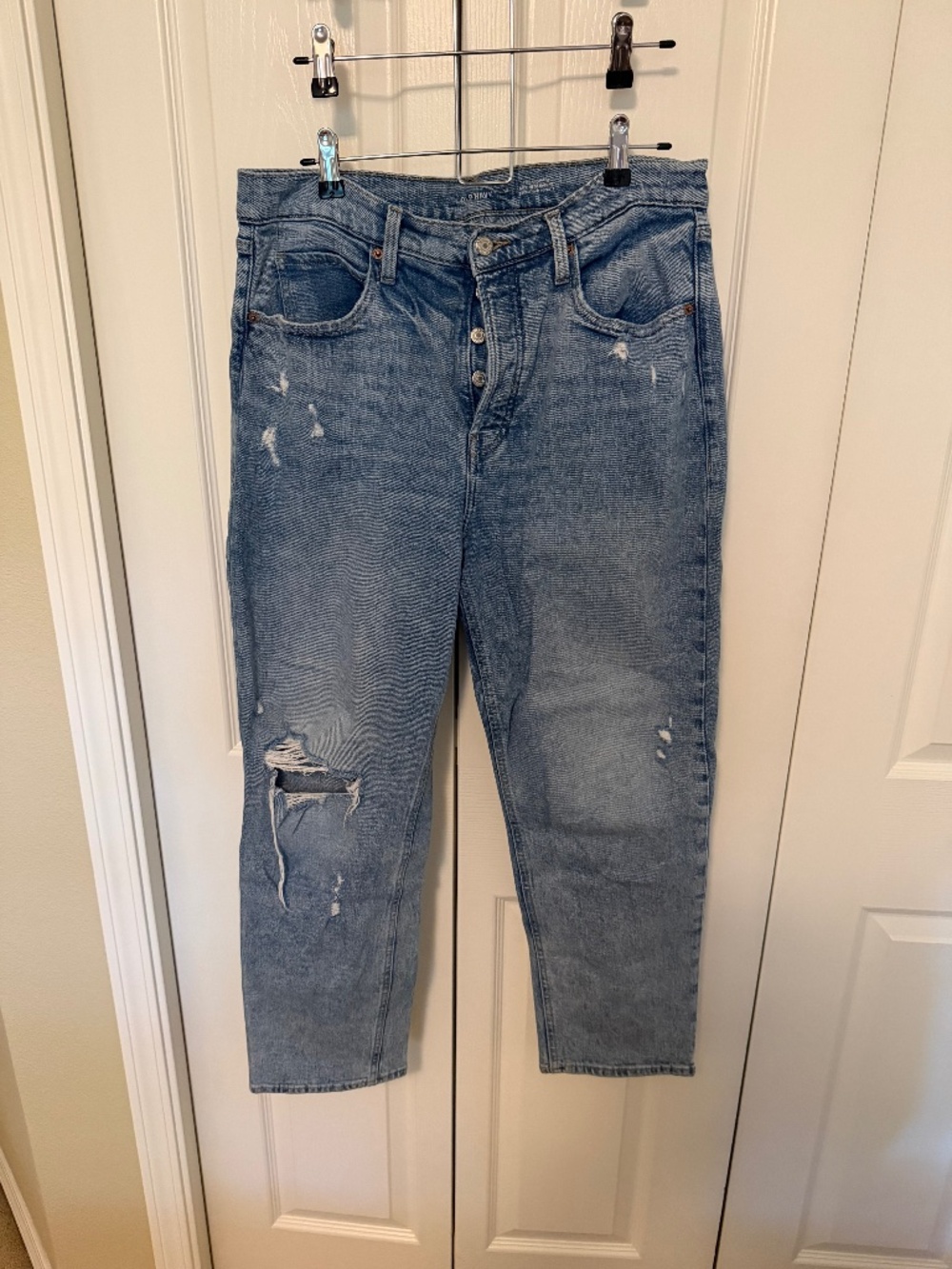 Old Navy Distressed High Rise Jeans